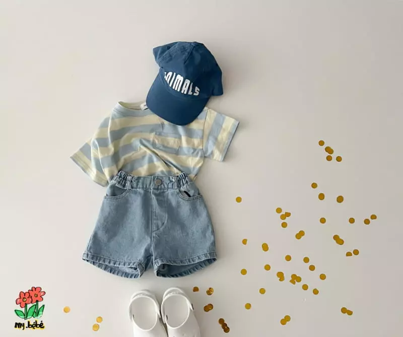 My Bebe - Korean Children Fashion - #discoveringself - Together Top Bottom Set - 12