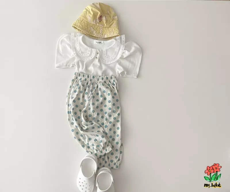 My Bebe - Korean Children Fashion - #designkidswear - Single Jogger Pantsw - 4