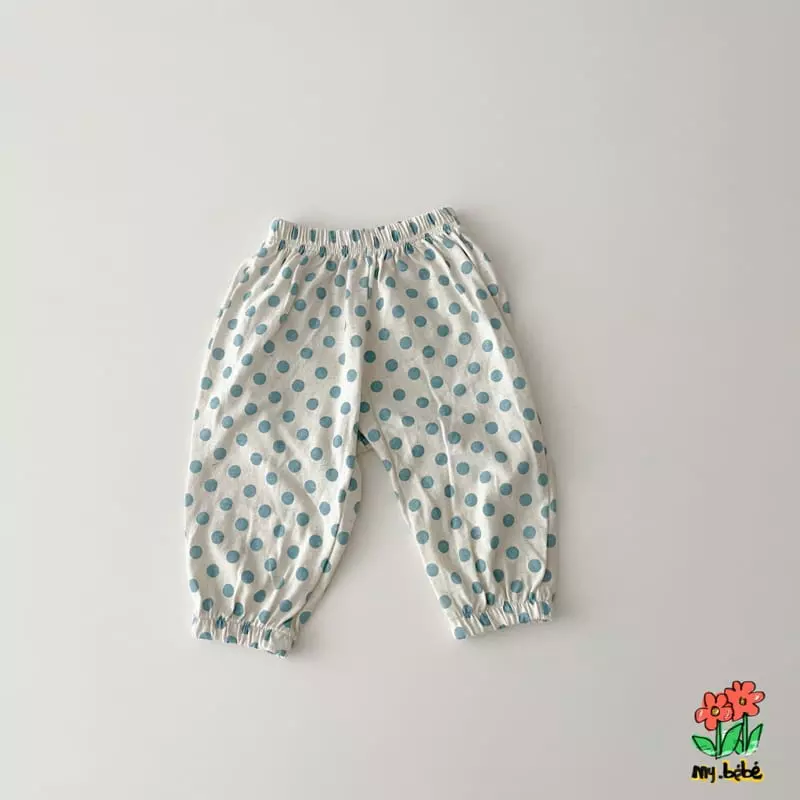 My Bebe - Korean Children Fashion - #kidsshorts - Single Jogger Pantsw - 6