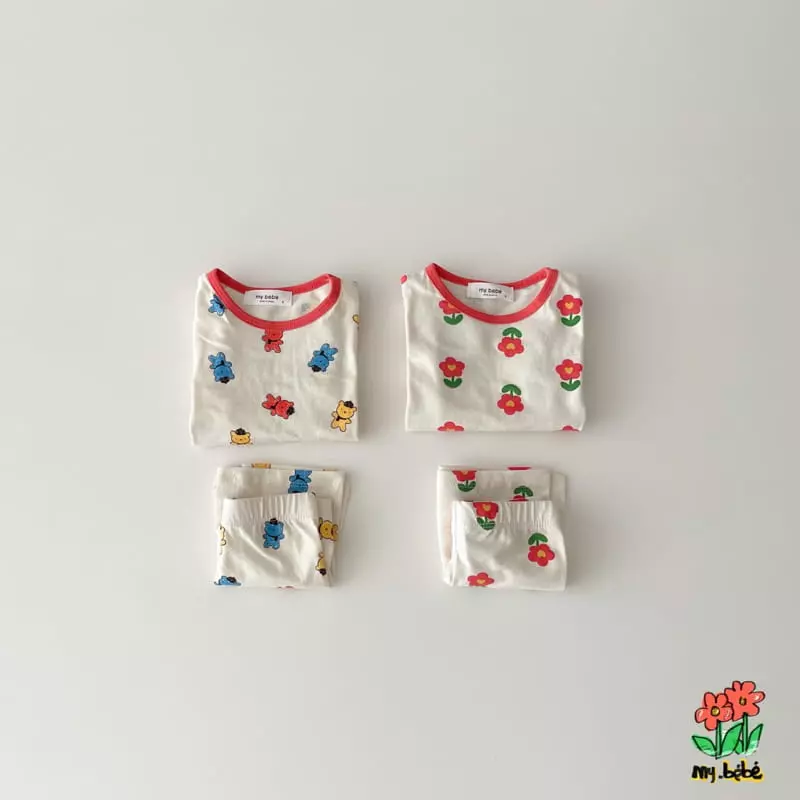 My Bebe - Korean Children Fashion - #kidzfashiontrend - Short Sleeves Easywear