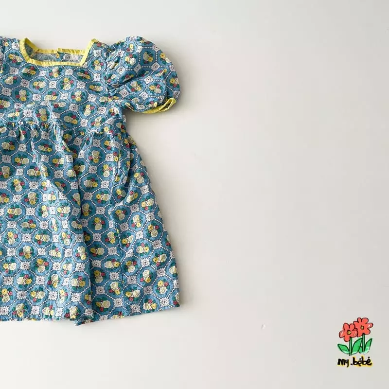 My Bebe - Korean Children Fashion - #stylishchildhood - Piping One-piece - 6