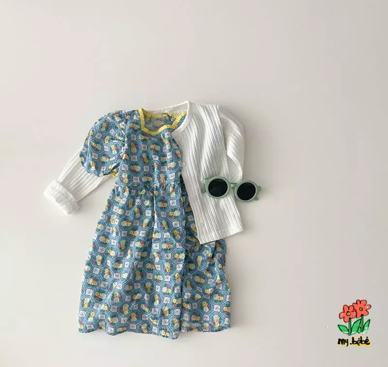 My Bebe - Korean Children Fashion - #toddlerclothing - Piping One-piece - 5