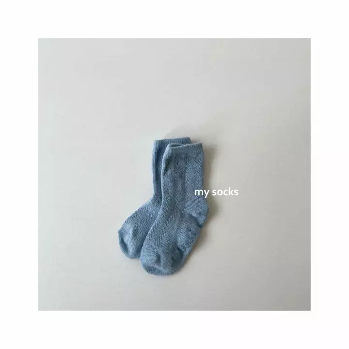 My Socks - Korean Children Fashion - #Kfashion4kids - Olive Socks - 3