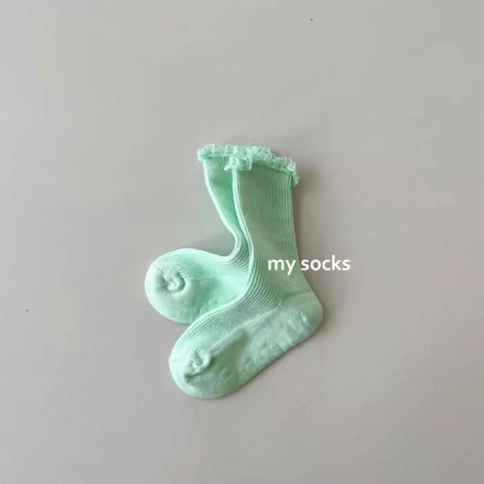 My Socks - Korean Children Fashion - #childofig - Pistachio Socks Set - 2