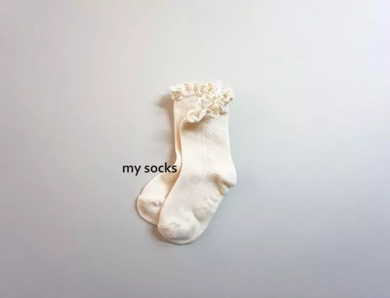 My Socks - Korean Children Fashion - #kidsshorts - Persimmon Socks - 2