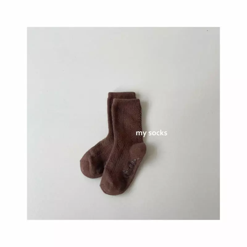 My Socks - Korean Children Fashion - #Kfashion4kids - Olive Socks - 4