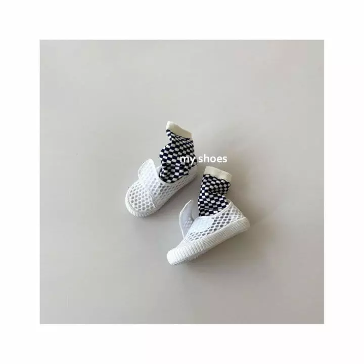 My Socks - Korean Children Fashion - #littlefashionista - Jaws Sneakers - 4