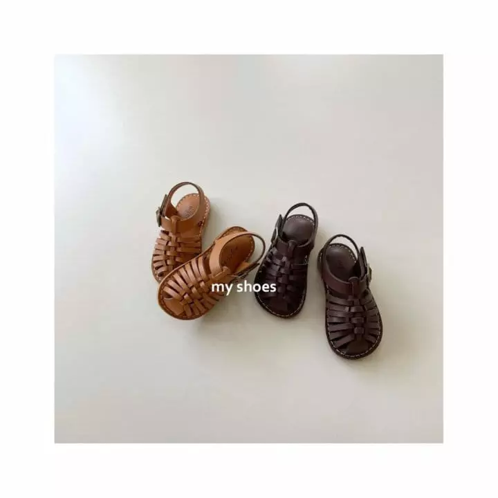 My Socks - Korean Children Fashion - #magicofchildhood - Walnut Sandals