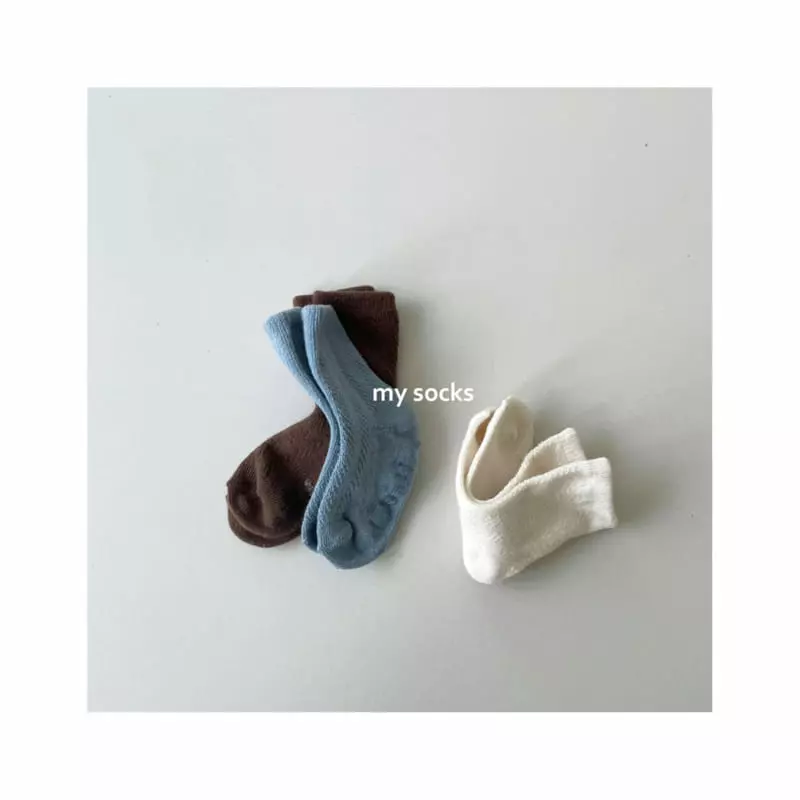 My Socks - Korean Children Fashion - #magicofchildhood - Olive Socks - 5