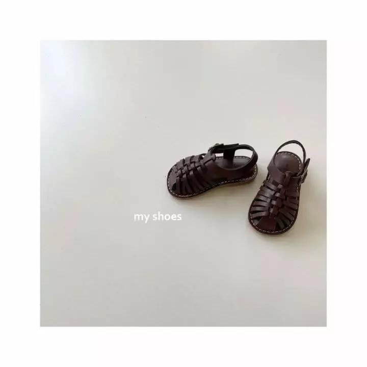 My Socks - Korean Children Fashion - #stylishchildhood - Walnut Sandals - 6