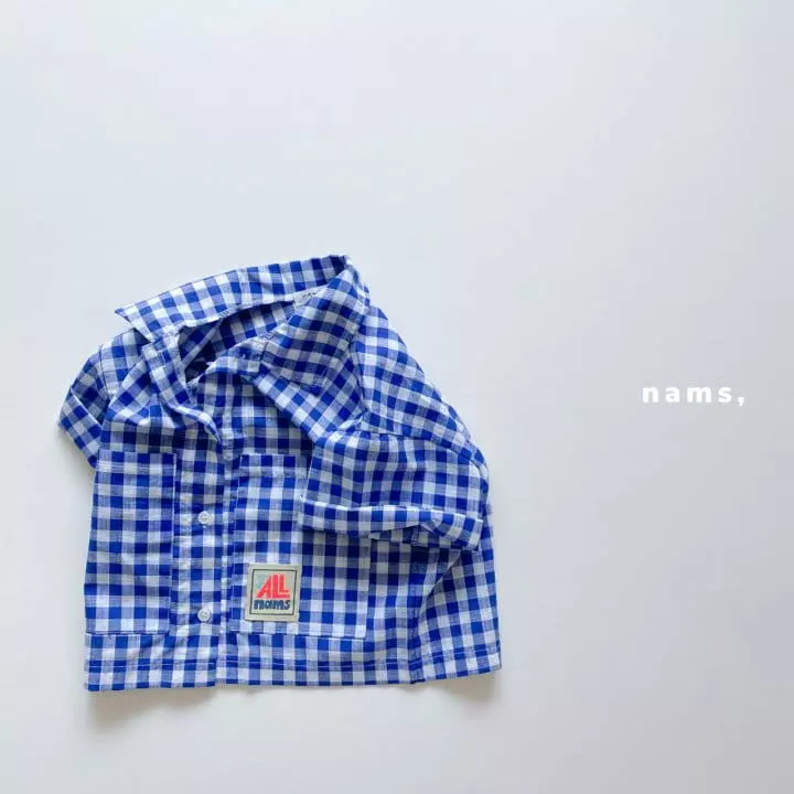 NAMS - Korean Children Fashion - #fashionkids - Check Summer Shirt - 7