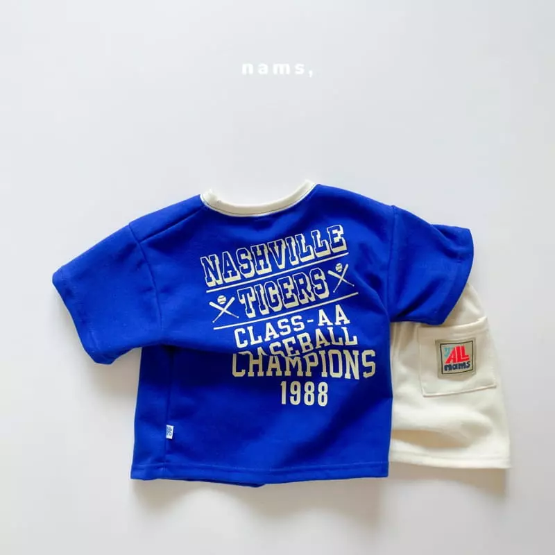 NAMS - Korean Children Fashion - #kidsshorts - Tiger Top Bottom Set - 11