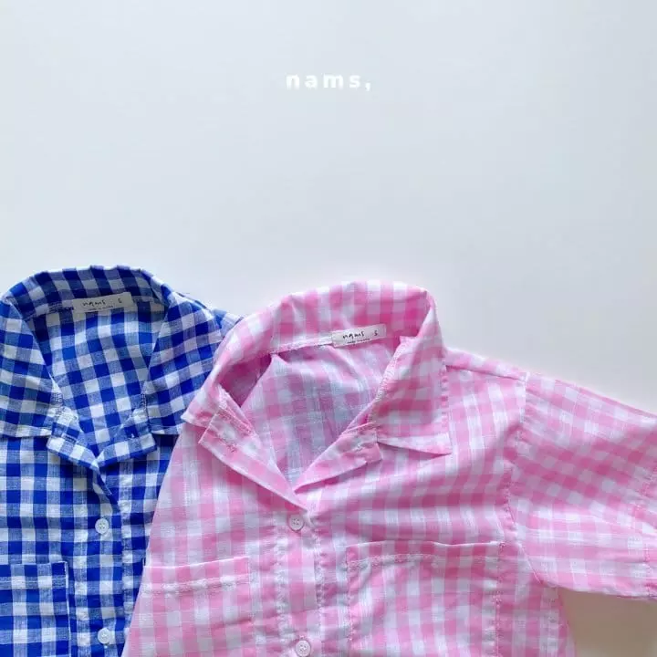 NAMS - Korean Children Fashion - #kidsstore - Check Summer Shirt - 9