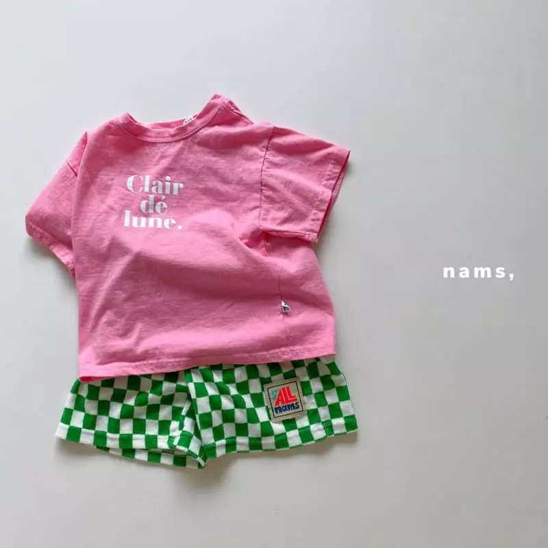 NAMS - Korean Children Fashion - #stylishchildhood - Check Boarder Towel Pants - 11