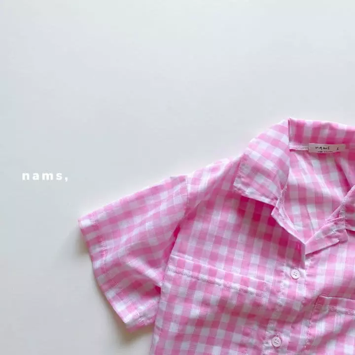NAMS - Korean Children Fashion - #stylishchildhood - Check Summer Shirt - 2