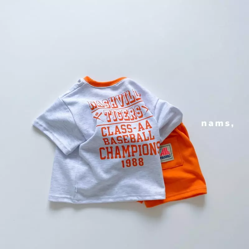 NAMS - Korean Children Fashion - #todddlerfashion - Tiger Top Bottom Set - 3