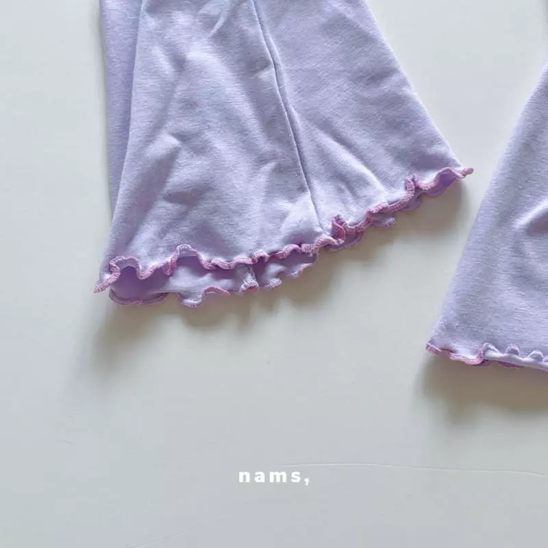 NAMS - Korean Children Fashion - #toddlerclothing - Modal Lala Bootscut Pants - 5