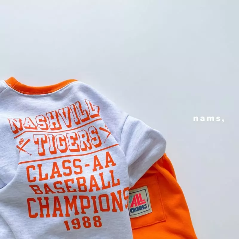 NAMS - Korean Children Fashion - #todddlerfashion - Tiger Top Bottom Set - 4