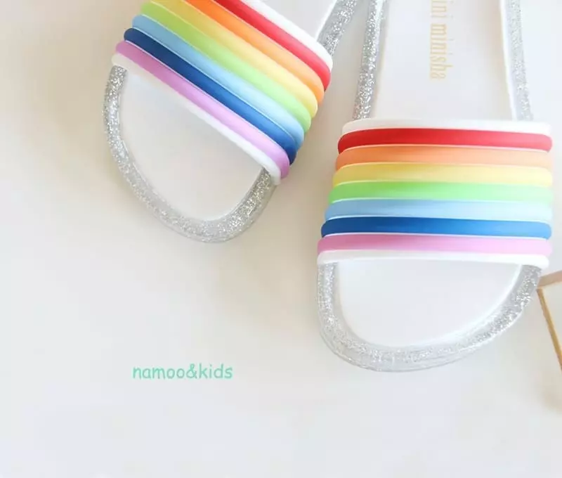 Namoo & Kids - Korean Children Fashion - #Kfashion4kids - Cotton Candy LED Sliiper Pink - 3