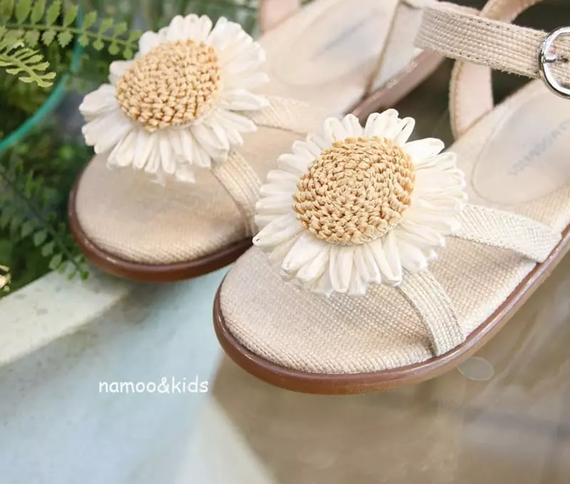 Namoo & Kids - Korean Children Fashion - #childrensboutique - Roliz Linen Sandals - 6