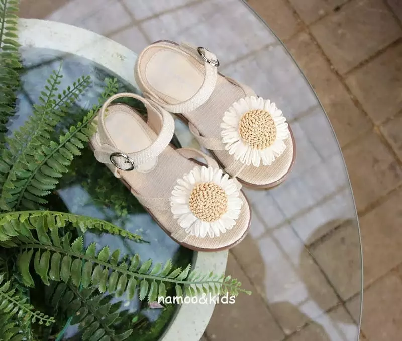 Namoo & Kids - Korean Children Fashion - #designkidswear - Roliz Linen Sandals - 7