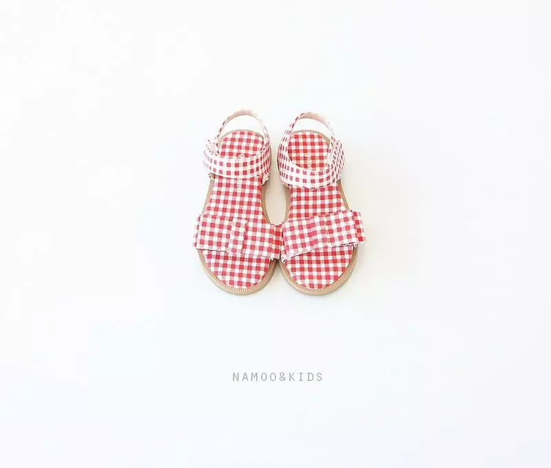 Namoo & Kids - Korean Children Fashion - #designkidswear - Joy Check Sandals