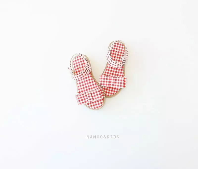 Namoo & Kids - Korean Children Fashion - #discoveringself - Joy Check Sandals - 2
