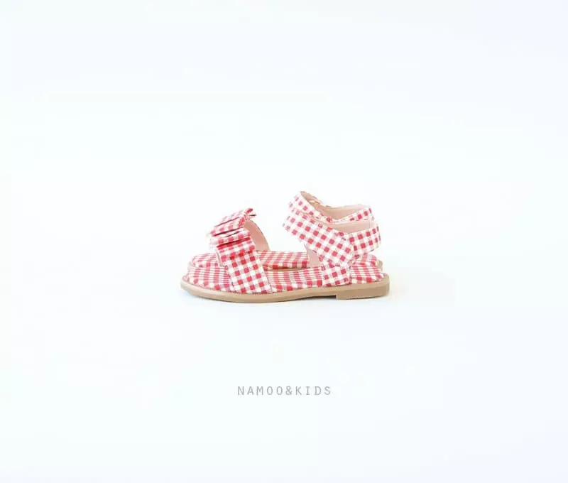 Namoo & Kids - Korean Children Fashion - #fashionkids - Joy Check Sandals - 3