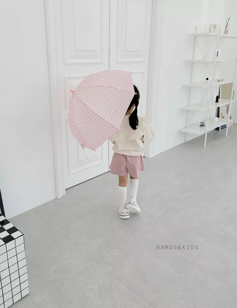 Namoo & Kids - Korean Children Fashion - #kidsshorts - Check Umbrella - 5