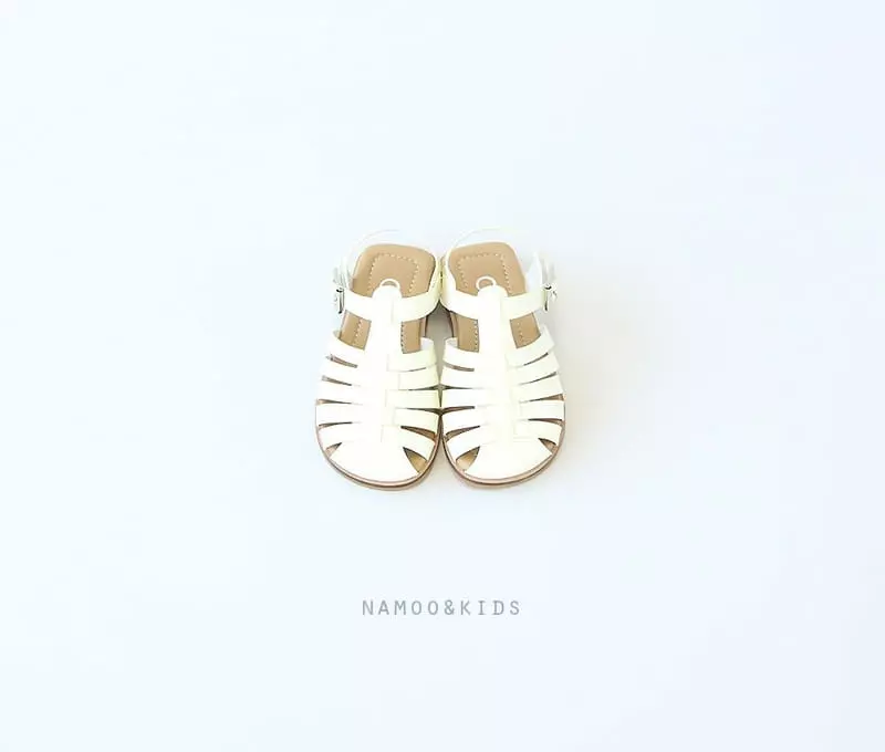Namoo & Kids - Korean Children Fashion - #kidsshorts - Creamy Sandals - 3