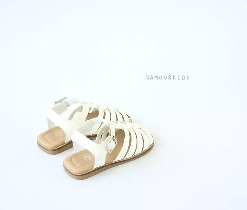 Namoo & Kids - Korean Children Fashion - #kidsshorts - Creamy Sandals - 4