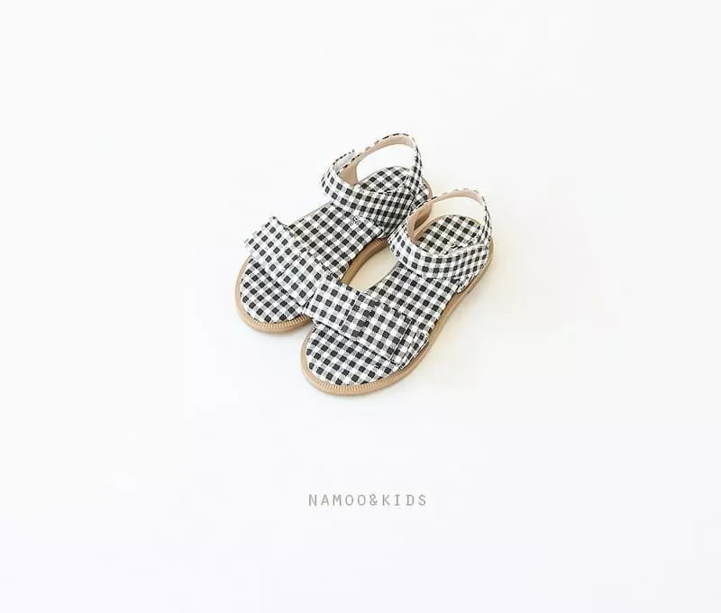 Namoo & Kids - Korean Children Fashion - #kidzfashiontrend - Joy Check Sandals - 6