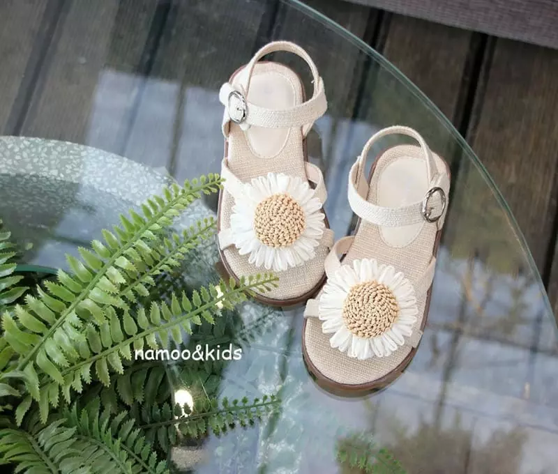 Namoo & Kids - Korean Children Fashion - #prettylittlegirls - Roliz Linen Sandals