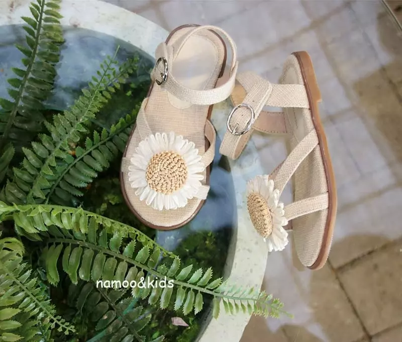 Namoo & Kids - Korean Children Fashion - #toddlerclothing - Roliz Linen Sandals - 3