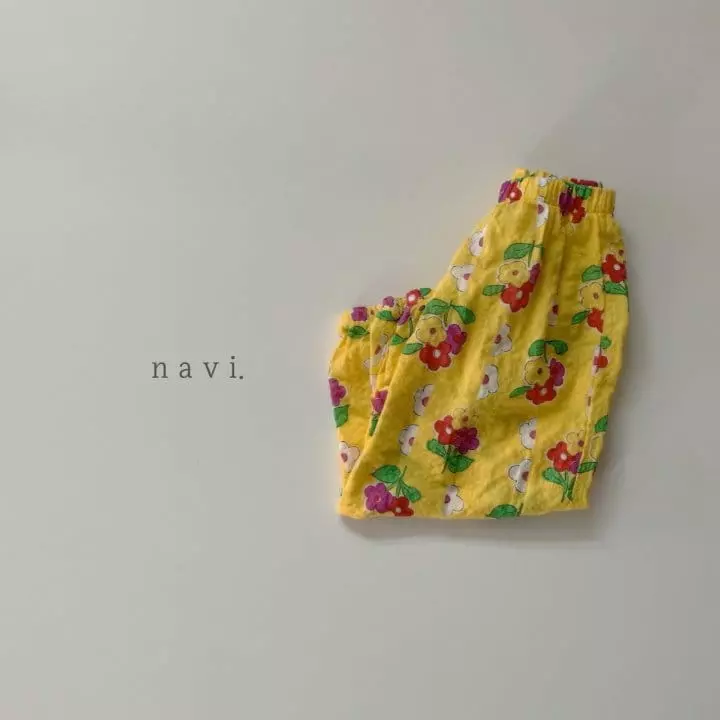 Navi - Korean Children Fashion - #childofig - Flower Pants - 5