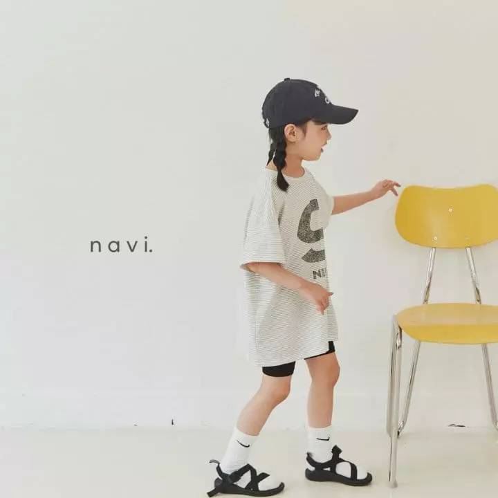 Navi - Korean Children Fashion - #childofig - Half Leggings - 9