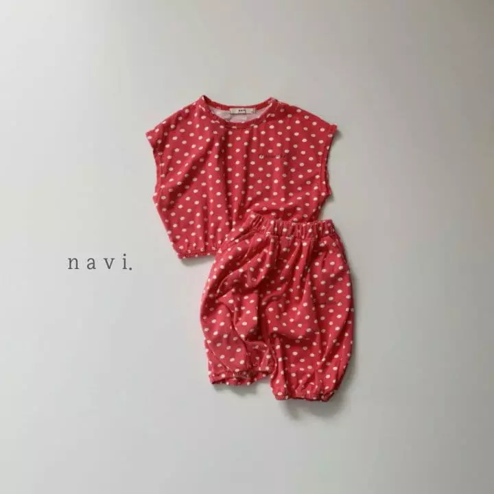 Navi - Korean Children Fashion - #childofig - Dot Pants - 7