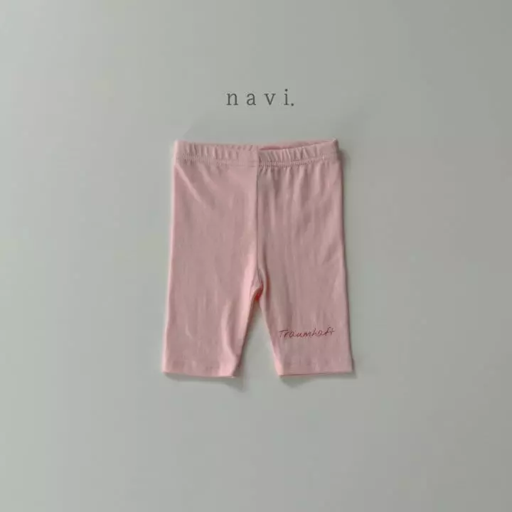 Navi - Korean Children Fashion - #childofig - Half Leggings - 5