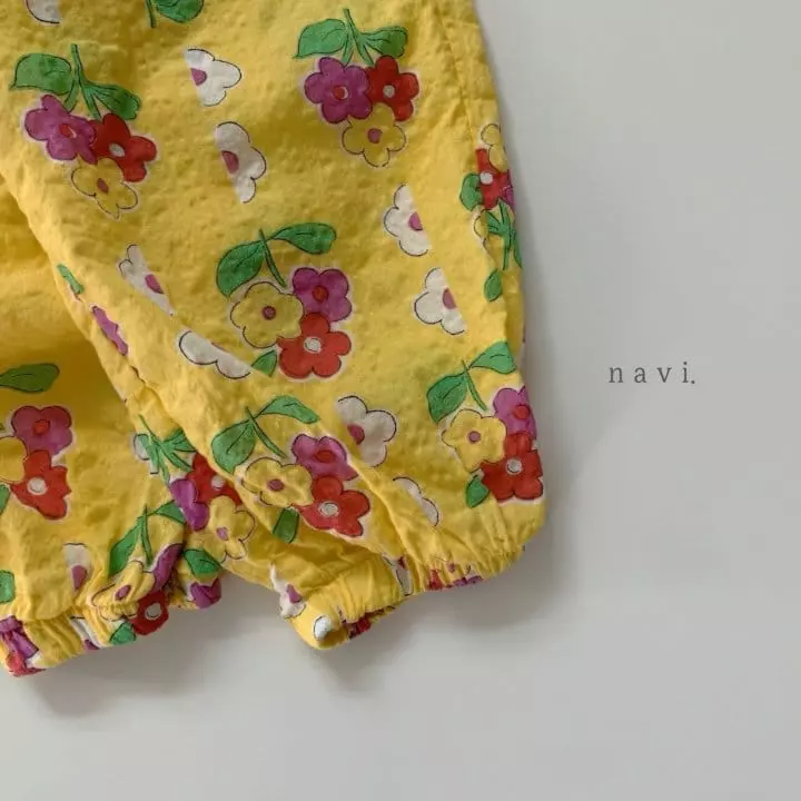 Navi - Korean Children Fashion - #childrensboutique - Flower Pants - 6