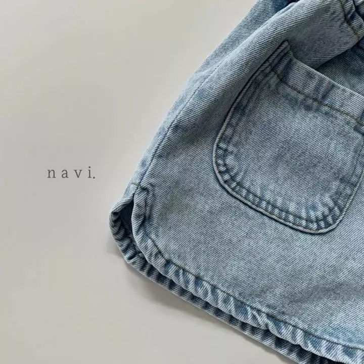 Navi - Korean Children Fashion - #childrensboutique - Pocket Pants - 5