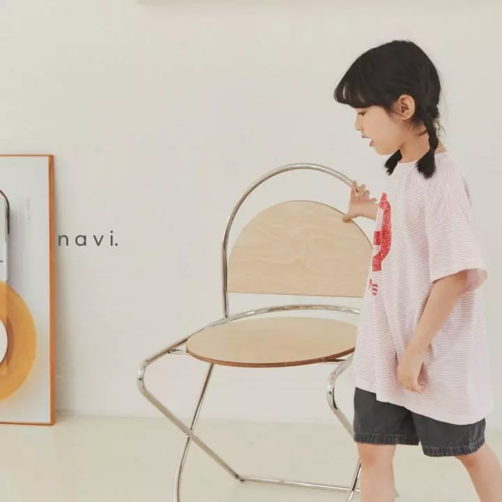 Navi - Korean Children Fashion - #childrensboutique - Nine Long Tee - 6
