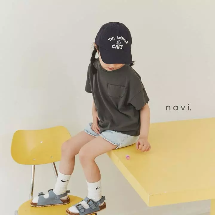 Navi - Korean Children Fashion - #designkidswear - Pocket Jeans - 6
