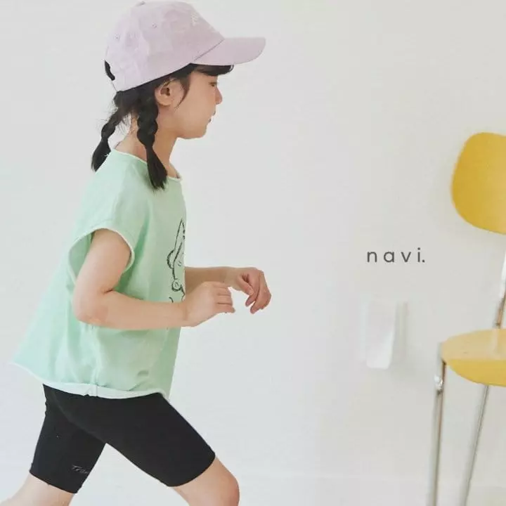Navi - Korean Children Fashion - #discoveringself - Half Leggings - 8