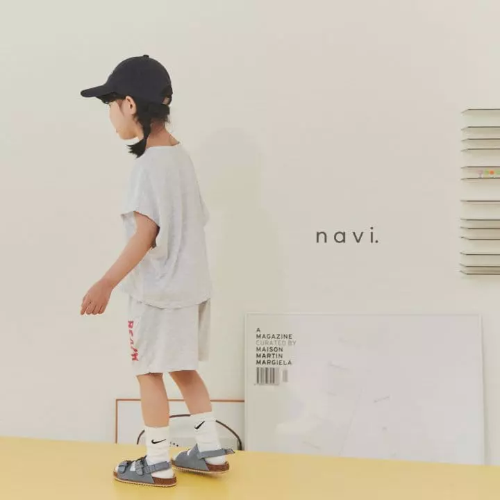 Navi - Korean Children Fashion - #kidsshorts - NBEach Pants - 12
