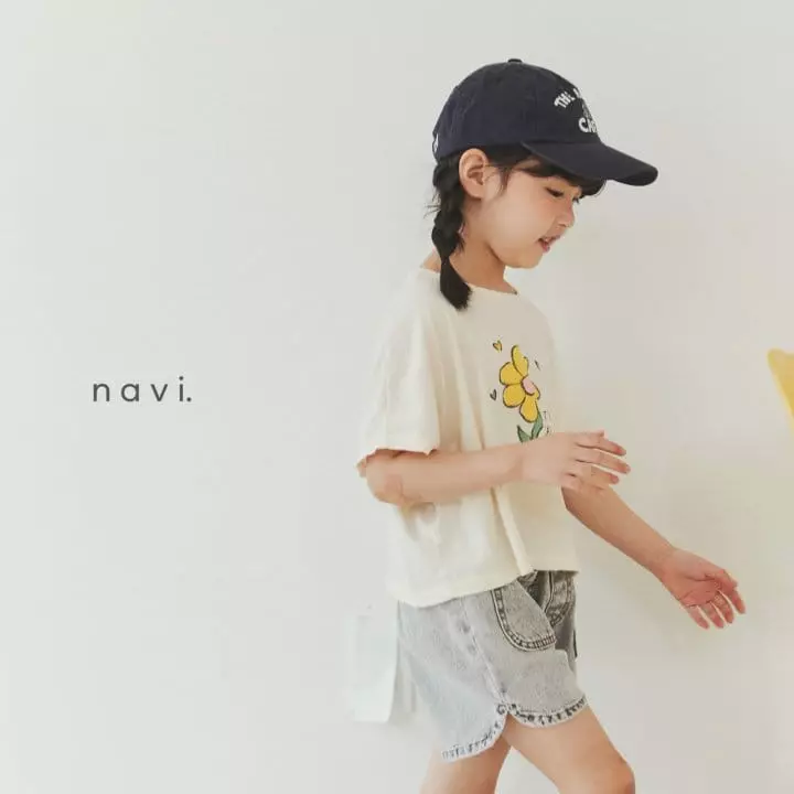 Navi - Korean Children Fashion - #kidsshorts - Pocket Jeans - 9