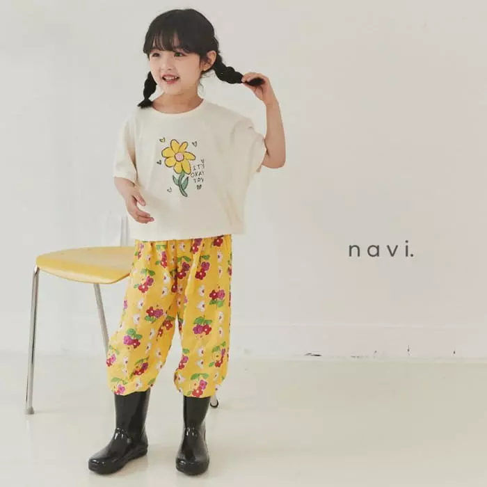 Navi - Korean Children Fashion - #kidsshorts - Delling Crop Tee - 2