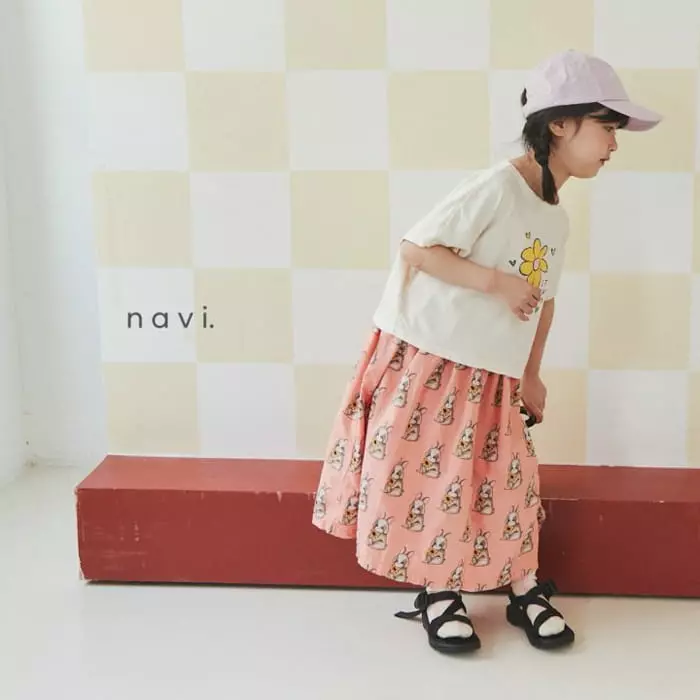 Navi - Korean Children Fashion - #littlefashionista - Delling Crop Tee - 6