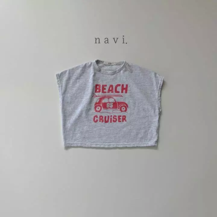 Navi - Korean Children Fashion - #littlefashionista - Beach Tee - 4