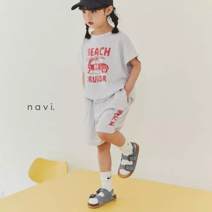 Navi - Korean Children Fashion - #minifashionista - Beach Tee - 3