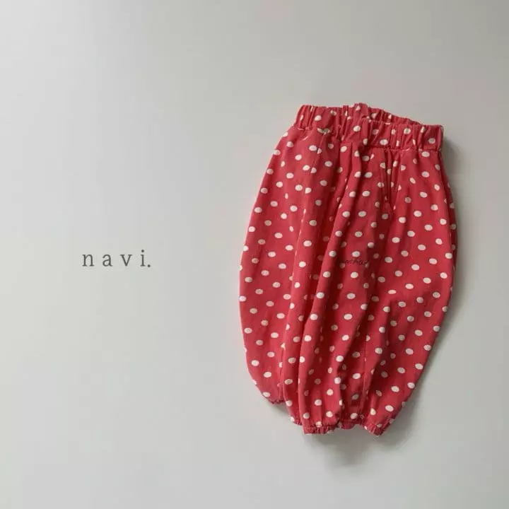 Navi - Korean Children Fashion - #minifashionista - Dot Pants - 2